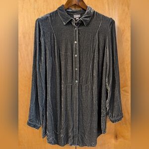 J. Jill gray velvet tunic size medium